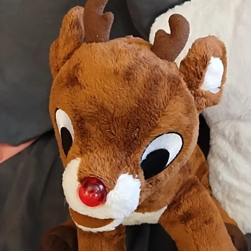 RUDOLPH the Red Nose Reindeer Christmas Santa Stuffed Animal Toy